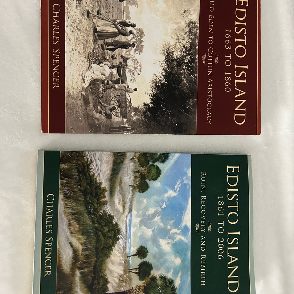 Edisto Island Historical Books set of Two by Charles Spencer
